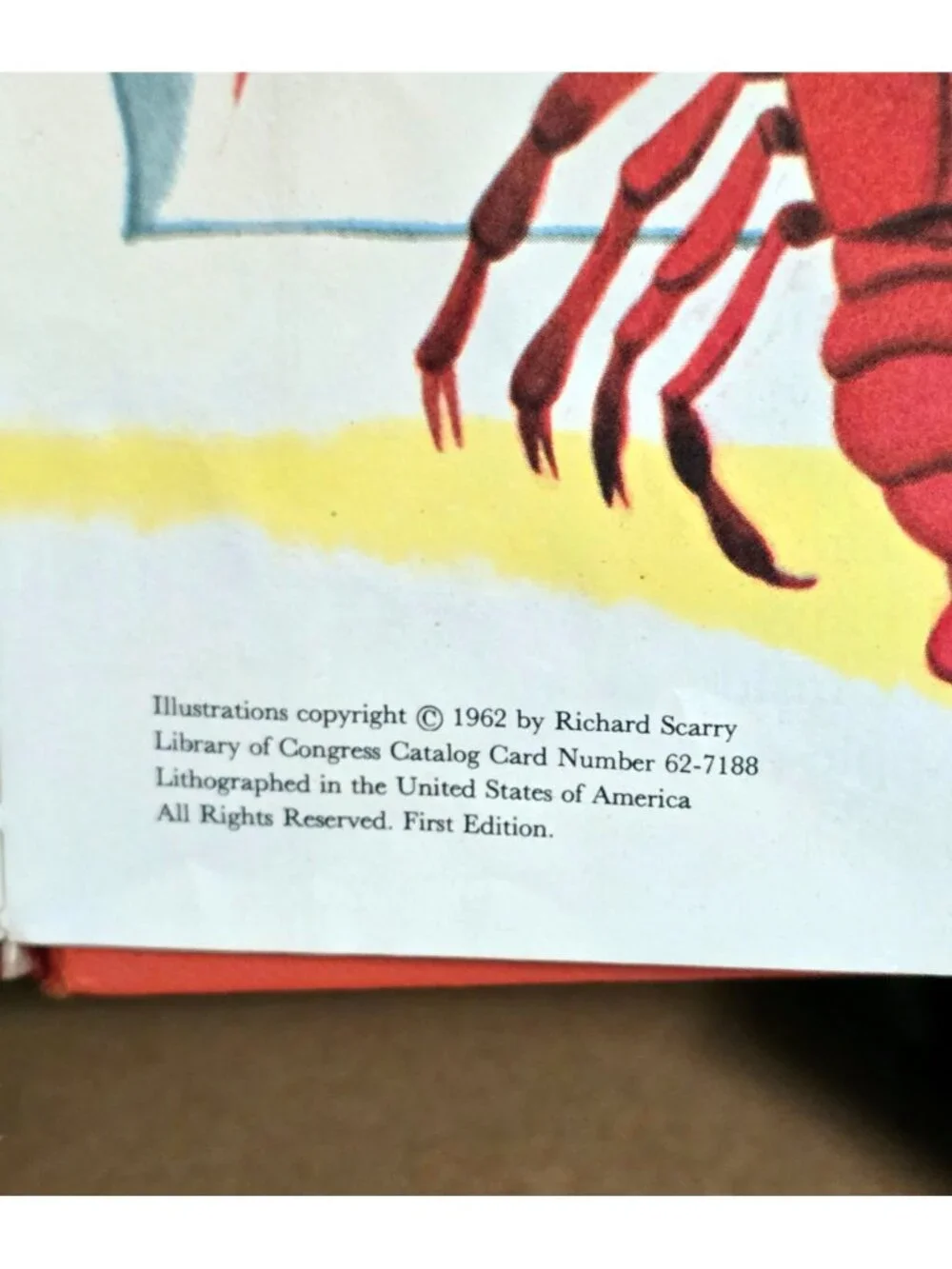1962 Edward Lear's A Nonsense Alphabet Richard Scarry 1st Edition VTG Hardcover